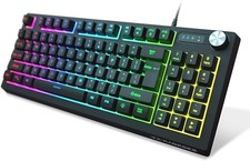 Gaming RGB Keyboard - MageGee GT698 w/ volume knob picture