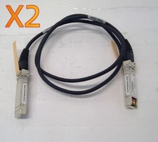 *LOT OF 2* SFP-H10GB-CU1M 1 Meter 10GbE SFP+ DAC Cable Twinax 37-0960-03 picture
