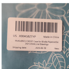 MoKo Magnetic Synthetic Leather Folio Case for Kindle Paperwhite 6.8in Blue picture