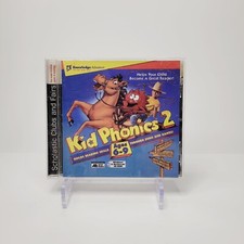 1996 Kid Phonics 2 Reading Songs Davidson PC CDROM Ages 6 9 Kids Learning 95 3.1 picture