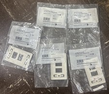 Siemon Max Single Gang MX-FP-S-04-02 Faceplate, 4 Port, White  New picture