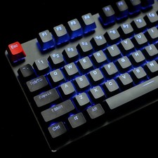 108 PCS Dyed PBT Shine Through OEM Profile Dolch Keycap MX Switch Mechanical picture