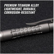 Mini Bolt-Action Stylus Pen - Titanium, Lamy Refill, Keyring picture