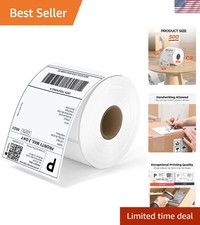 Crystal-Clear 4x6 Thermal Printer Labels - 500 Per Roll for Hassle-Free Shipping picture