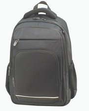 Computer Backpack Bull Denim Polyester w/ Luggage Passthrough Travel Vacation picture