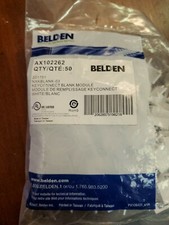 Belden AX102262  Nxkblank-03  Keyconnect Blank Module.lot of 50 pieces. picture