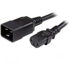 StarTech.com 6ft (1.8m) Heavy Duty Extension Cord, IEC 320 C13 to IEC 320 C20... picture