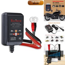 Suuwer 12V 2000mA Automatic Trickle Battery Charger Maintainer picture