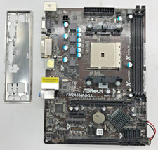ASRock FM2A55M-DGS REV:G/A 2.01 DDR3 - mATX - Socket FM2 - with I/O Shield #M2441 picture