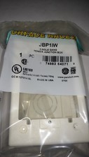 Panduit JBP1IW Pan-Way® Power Rated 1-Gang Two-Piece Junction Box; PVC, Int picture