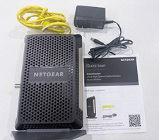 NETGEAR Nighthawk CM1000v2 DOCSIS 3.1 Cable Modem 1Gbps w/ Power Adapter picture