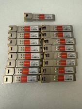 LOT (17) Fiberstore SFP-GB-GE-T 1000Base-T SFP RJ-45 Transceivers picture