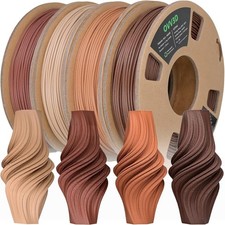 Wood 3D Printer Filament Bundle, Wood PLA Filament 1.75mm Bundle, Add M... picture