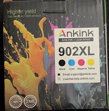 AnkInk 902-XL Ink Cartridge for HP 902XL Officejet Pro 6960 6968 6970 6975 NEW picture