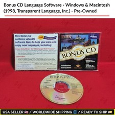 Bonus CD Language Software - Windows & Macintosh (1998) - Pre-Owned picture