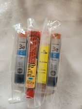 New Genuine Canon 3e, 1 Yellow 3 Blue picture