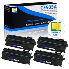 4 Pack Black Laser Toner Cartridge For HP LaserJet P2035 P2035n P2055dn P2050 picture