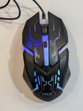 Wired Optical Gaming Mouse Black USB Style RGB LED,DPI: 800-1000-1500 LVL UP picture