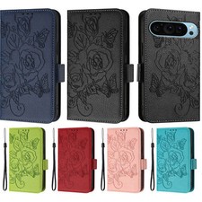Flip Leather Rose Wallet Cover Case For S26 S25 S24 S23 S22 S21 S20 Note 20 picture