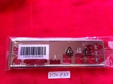 ASUS IO SHIELD for ASUS Z170 P D3 , Z170-P D3 ,  ORIGINAL , USED GOOD picture