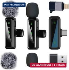 Wireless Lavalier Microphone for iPhone - iPad, Android Phone Computer, Mini Mic picture