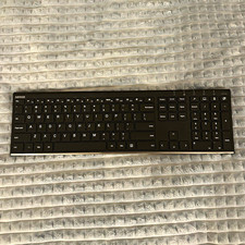 Arteck HW192 Slim Wireless Full Size QWERTY English Keyboard Black Stainless picture