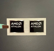 2 x AMD Athlon  Sticker Label Decal  19mm x 16mm picture