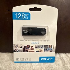 PNY Attache 4 128GB USB 2.0 Flash Drive - New In Box picture