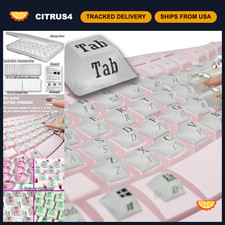 80 Pcs Long Keyboard Stickers for Typing & Gaming - Gap Expander, Easy to Use picture
