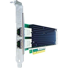 Axiom 10Gbs Dual Port RJ45 PCIe x8 NIC Card for Dell - 540-BBGU picture