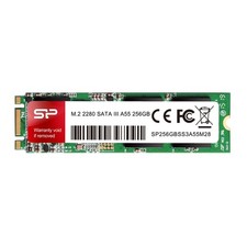 Silicon Power 256GB A55 M.2 SSD (SLC Cache For Speed Boost) SATA III Internal... picture