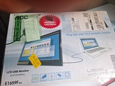 AOC E1659FWU LCD USB Monitor 15.6