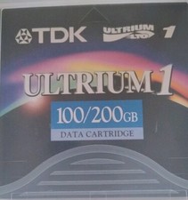 TDK Ultrium LTO 1 100GB/200GB Tape Data Cartridge NEW Sealed Pk/5 picture