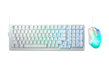 iBUYPOWER MK9 RGB Wired Mechanical Keyboard & Mouse Combo White — Open Box picture