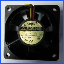 ADDA AD0612HB-A72GL 6025 DC12V 0.23A 6CM 3-Wire Dual Ball Cooling Fan picture