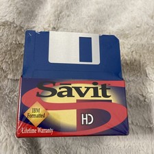 NIB Savit Multicolor Double Sided/High Density 3.5 Diskettes - Pack of 25 picture