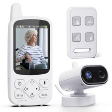 Elderly Room Monitor with Camera & Audio, 2-Way Talk, Med Reminder, No WiFi picture