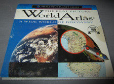 The Real Picture World Atlas Small Blue Planet Series Vintage Win Mac CD ROM 95 picture