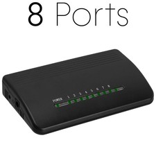 Desktop 5 Port 8 Port Ethernet Switch Hub Adapter 10/100Mbps Lan Internet Switch picture