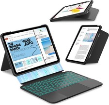 Typecase Folio Duo Detachable Keyboard Case with Trackpad & Adjustable Kickstand picture