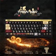 Black Myth: Wukong Theme Keycaps PBT PC 130 keys/Set For Mechanical Keyboard picture