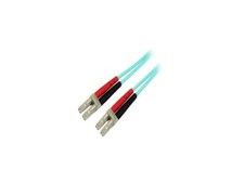 StarTech.com 450FBLCLC5 Aqua OM4 Duplex Multimode Fiber – 16 ft / 5m – 100 Gb – picture