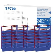 24 Pack SP700 Compatible Ink Ribbon Black and Red Replacement for Star SP-700 SP picture