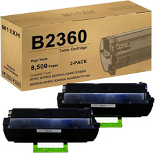 Chip 2-Pack Black B2360 Hoieayton Toner Cartridges Compatible With Dell picture