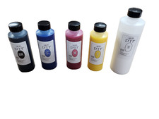 Ultra Pro True Color DTF Ink Pack 1-250-ML White and 4-130-ML Of Each Color picture