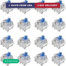 108Pcs Clickers for 3D Prints Blue Clicky Keyboard Switches picture