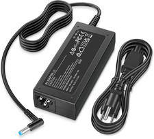 Charger Compatible with HP Laptop Computer 65W 45W Smart Blue Tip 4.5Mm | Compat picture