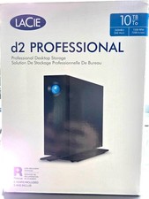 Lacie d2 Professional 10TB External Hard Drive Mac/PC/iPadOS USB-C STHA10000800 picture
