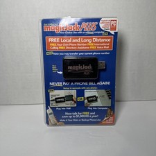 Magic Jack Plus Free Local Long Distance Calling Telephone Unit 430-0460 Read picture