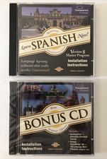 Learn Spanish Now Version 8:  PC CD-ROM w/Bonus CD use with Windows or Mac picture